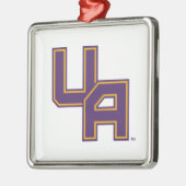 ユニバーシティアットアルバニーイニシャルロゴ メタルオーナメント (左)