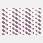 ユニバーシティアットアルバニーイニシャルロゴ ラッピングペーパーシート (正面)