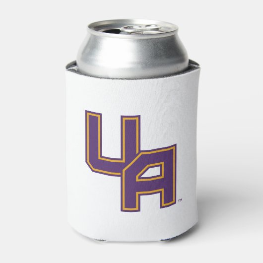 ユニバーシティアットアルバニーイニシャルロゴ 缶クーラー (缶正面)