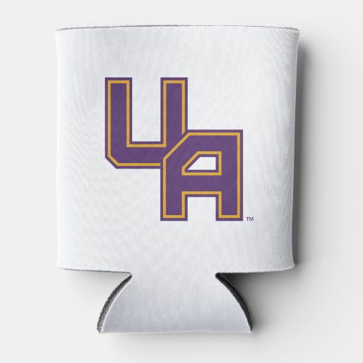 ユニバーシティアットアルバニーイニシャルロゴ 缶クーラー (正面)