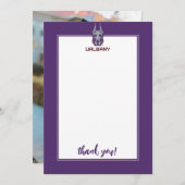 ユニバーシティアットアルバニーグレートダネス サンキューカード (正面/裏面)