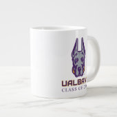 ユニバーシティアットアルバニーグレートダネス ジャンボコーヒーマグカップ (正面右)