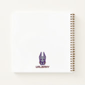 ユニバーシティアットアルバニーグレートダネス ノートブック (裏面)