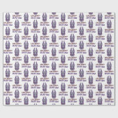 ユニバーシティアットアルバニーグレートダネス ラッピングペーパー (フラット)