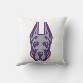 ユニバーシティアットアルバニーグレートダネマスコットヘッド クッション (裏面)