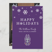 ユニバーシティアットアルバニーグレートダネマスコットヘッド シーズンカード (正面/裏面)