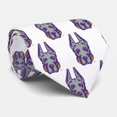 ユニバーシティアットアルバニーグレートダネマスコットヘッド ネクタイ (ロール)