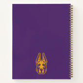 ユニバーシティアットアルバニーグレートダネマスコットヘッド ノートブック (裏面)