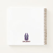 ユニバーシティアットアルバニーグレートダネマスコットヘッド ノートブック (裏面)