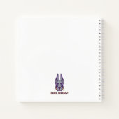 ユニバーシティアットアルバニーグレートダネマスコットヘッド ノートブック (裏面)