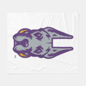 ユニバーシティアットアルバニーグレートダネマスコットヘッド フリースブランケット (正面(横))