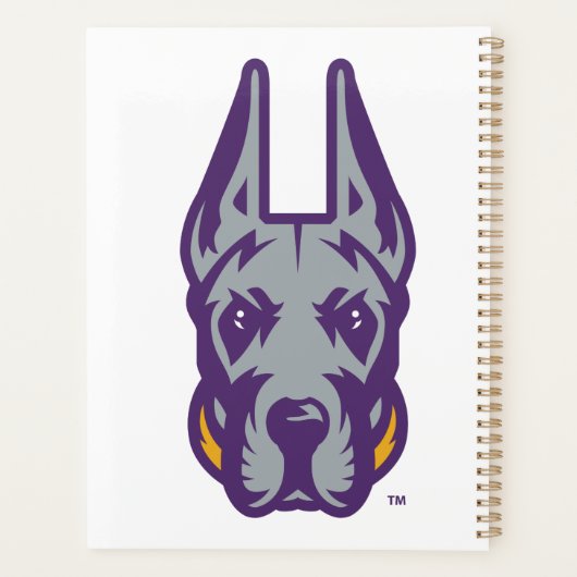 ユニバーシティアットアルバニーグレートダネマスコットヘッド プランナー手帳 (裏面)