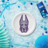 ユニバーシティアットアルバニーグレートダネマスコットヘッド ペーパープレート (パーティー)