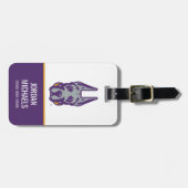 ユニバーシティアットアルバニーグレートダネマスコットヘッド ラゲッジタグ (正面横)