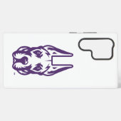 ユニバーシティアットアルバニーグレートダネマスコットヘッド SAMSUNG GALAXYケース (裏面横)