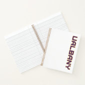ユニバーシティアットアルバニーワードマーク ノートブック (内部)