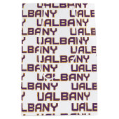 ユニバーシティアットアルバニーワードマーク ミディアムペーパーバッグ (正面)