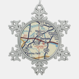 ユニバーシティオブニューハンプシャーオーナメント スノーフレークピューターオーナメント