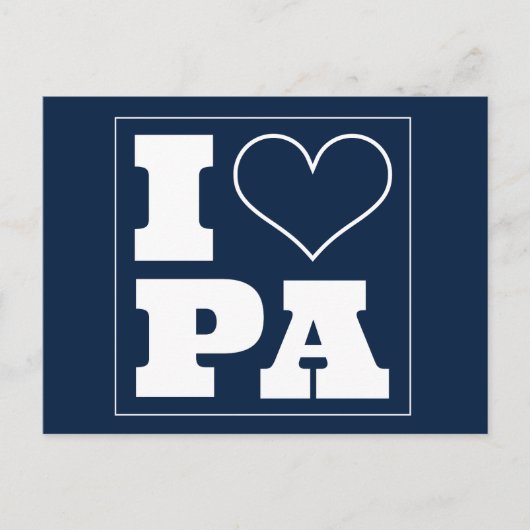 ユニバーシティパーク(PA)テールゲート招待状 ポストカード (正面)