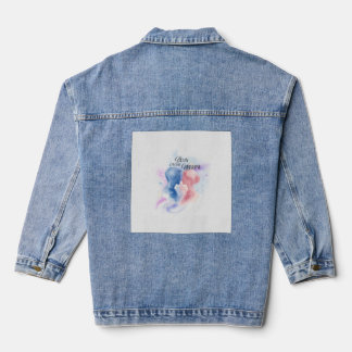 ユニバースに愛あふれるパーカー – ロマンチック デニムジャケット