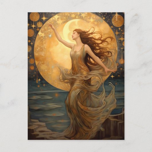 ユニバースガールファンタジーアートハガキ ポストカード (正面)