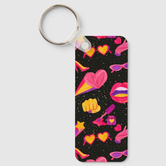 ユニバースピンク キーホルダー (正面)