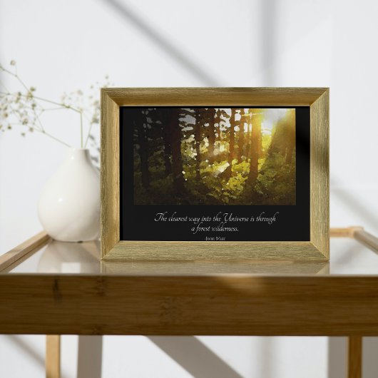 ユニバースフォレストミュア引用文 ポスター