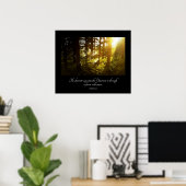 ユニバースフォレストミュア引用文 ポスター (ホームオフィス)