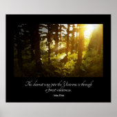 ユニバースフォレストミュア引用文 ポスター (正面)