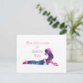 ユニバースヨガポーズシリーズ ポストカード (スタンド正面)