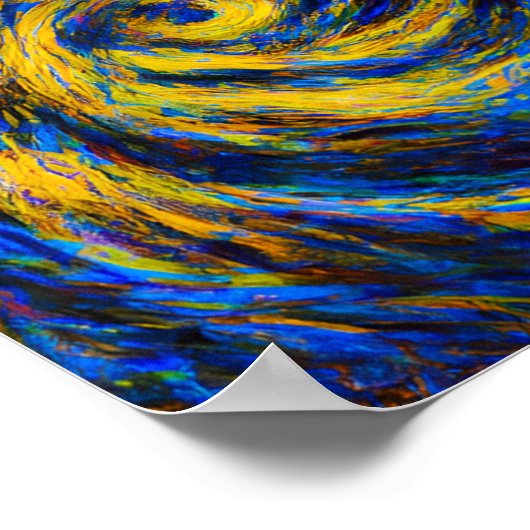 ユニバース銀河系インヴァンゴッホスタイル ポスター (角)