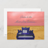 ユニバ聞ス・アートの音楽のはがきに ポストカード (正面/裏面)