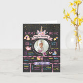 ユニパーソナライズされたコーンファースト誕生日 カード (黄色い花)