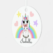 ユニパーソナライズされたコーン メタルオーナメント (正面左)