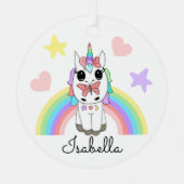 ユニパーソナライズされたコーン メタルオーナメント (正面)