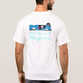 ユニフォームで激しい Tシャツ (裏面)