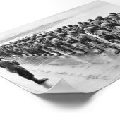 ユニフォームのガスマスクに対抗 ポスター (角)