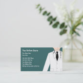 ユニフォームは名刺を供給します 名刺 (スタンド正面)