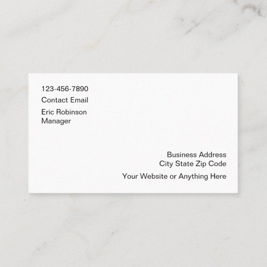 ユニフォーム医療スクラップストア 名刺 (裏面)