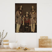 ユニフォーム1855の消防士 ポスター (キッチン)