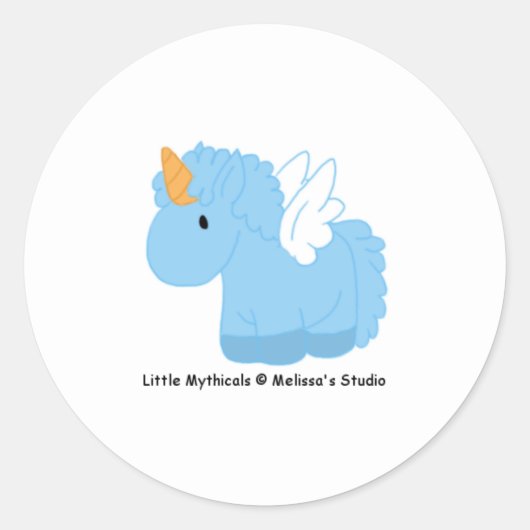 ユニペグステッカー ラウンドシール (正面)