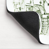 ユニモグ401道花 マウスパッド (コーナー)