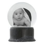 ユニークある種のパーソナライズされたカスタム スノーグローブ (裏面)