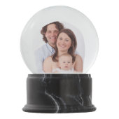 ユニークある種のパーソナライズされたカスタム スノーグローブ (正面)