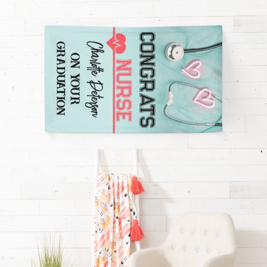 ユニークおめでとうナース卒業 横断幕 (インサイチュ)