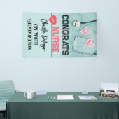 ユニークおめでとうナース卒業 横断幕 (トレードショー)