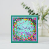 ユニークおもしろいお洒落鳥フローラ意志力 カード (スタンド正面)