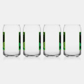 ユニークおもしろいヴィンテージ ガラス缶 (左)