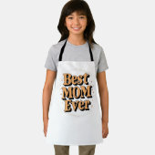 ユニークかわいらし最高のタイポグラフィママ エプロン (インサイチュ)