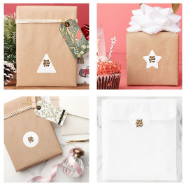 ユニークかわいらし最高のタイポグラフィママ 三角形シール